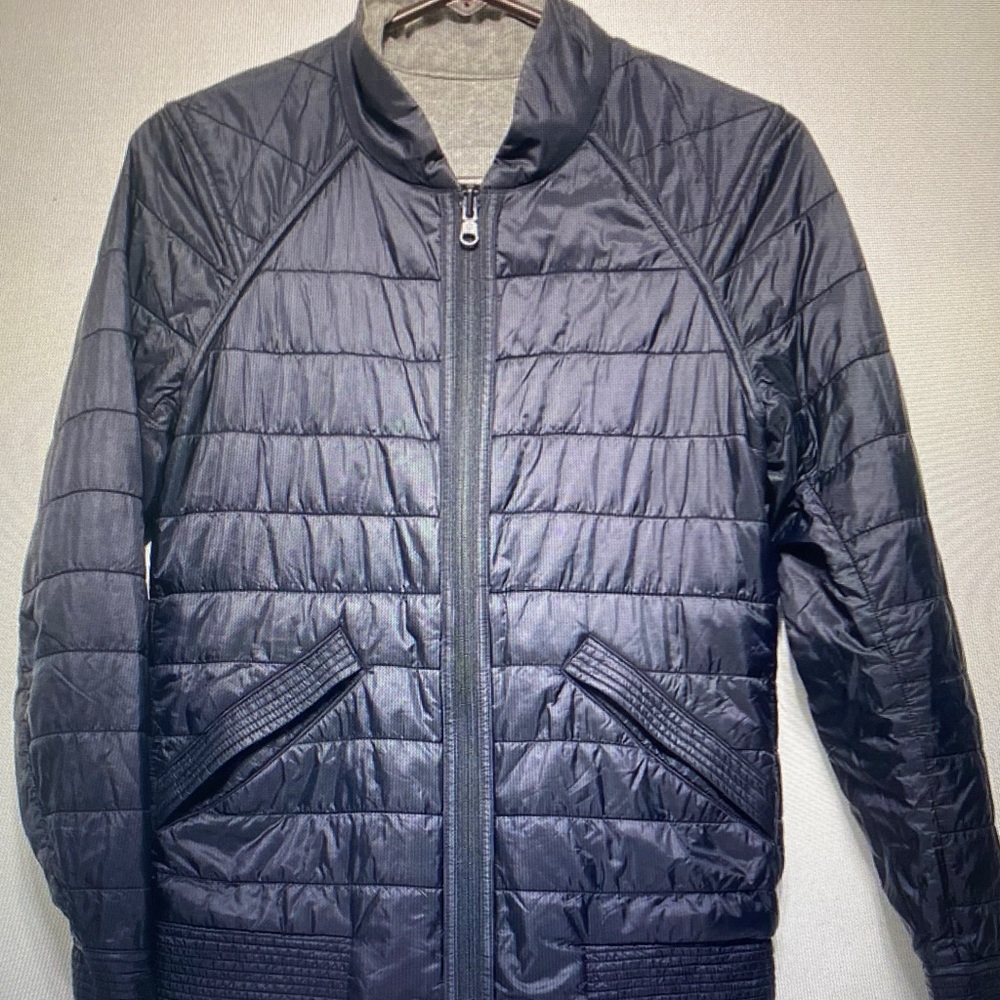 lululemon athletica Navy Quilted Puffer Jacket